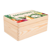 Diese Saatgutbox aus unbehandeltem Holz ist das perfekte Geschenk für alle Gärtner und Gartenfreunde zur Aufbewahrung von Samen und Saatgut.