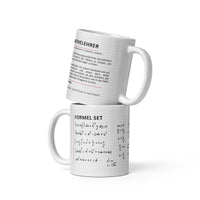 Diese Tasse mit der Definition des Wortes Mathelehrer oder Mathelehrerin inklusive Matheformeln ist das ideale Geschenk für alle Mathelehrer und Mathelehrerinnen. 