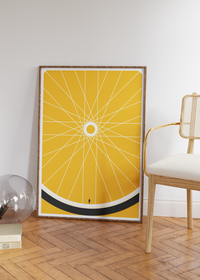 Poster Fahrrad | Bild Rennradfahrer