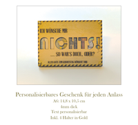 Karte zum Geburtstag .Holzkarte im A6 Format mit witziger Gravur und Geldfach – perfekt zum Geburtstag oder anderen Anlässen. Mit deinem Wunschtext personalisierbar und garantiert ein Hingucker!