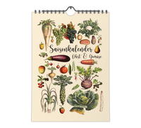 Dieser Kalender zeigt dir verschiedene saisonale und regionale Obst, Gemüse, Salat und Obst Sorten und wann diese verfügbar sind.