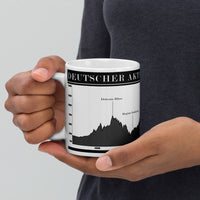 Tolle Tasse des Deutschen Aktien Index, Dax, für alle Day Trader, Aktionäre, Börsianer und Spekulanten. Die Tasse zeigt den historischen Chart des Deutschen Aktienindex. 