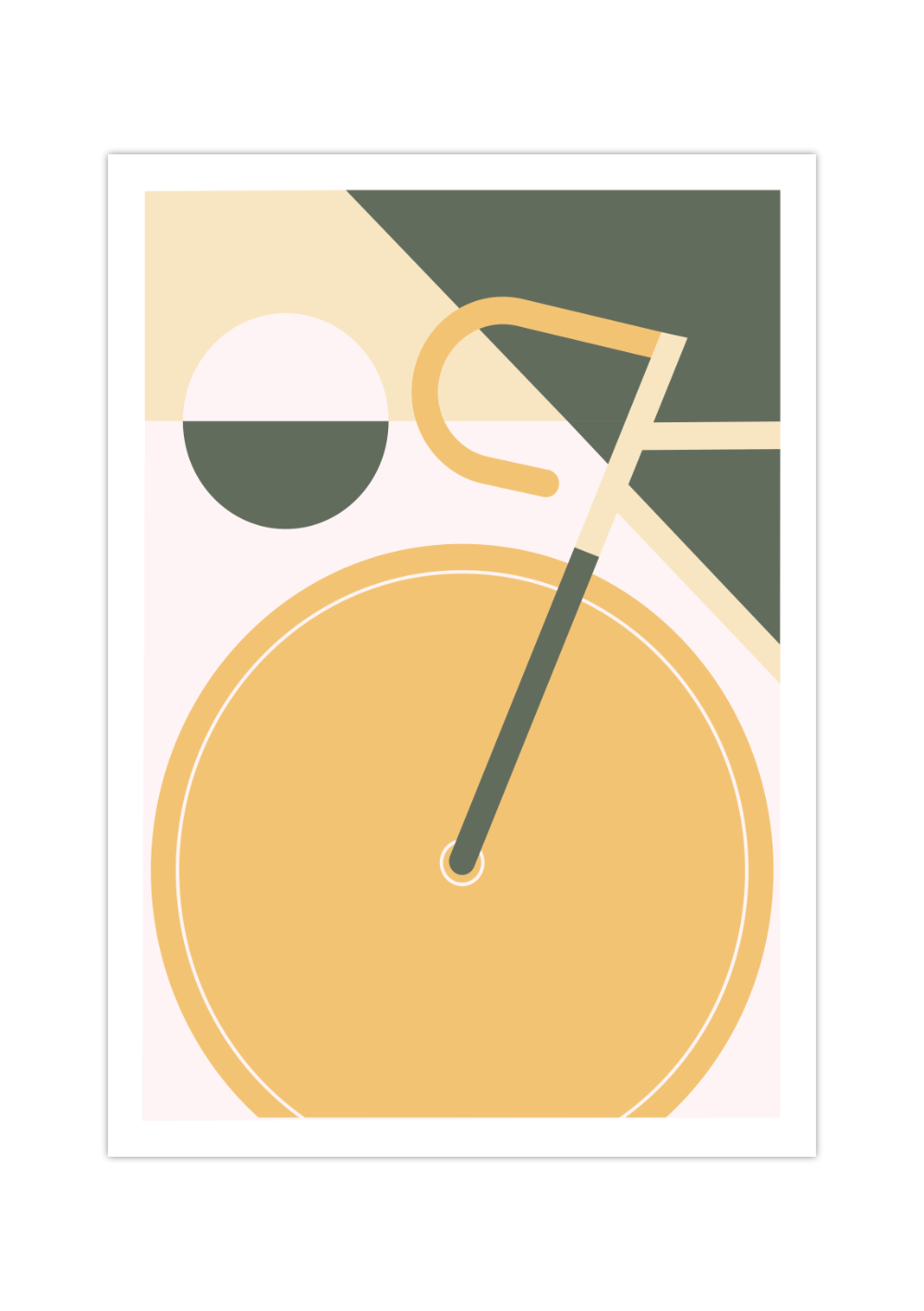 Bauhaus Poster – Mid Century Modern 🚲✨ Minimalistisches Fahrrad Poster im Bauhaus-Stil, erhältlich in verschiedenen Farben. Fineart Druck auf 200 g/m² Premium-Papier – stilvolle Wall Art!