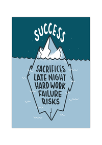 Schönes Motivationsposter für dein Arbeitszimmer, Homeoffice, Büro oder jeden anderen Raum.
