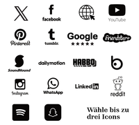 Personalisierter QR-Code Aufsteller aus Holz – Social Media & Google Bewertungen – 10x15 cm