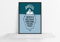 Schönes Motivationsposter für dein Arbeitszimmer, Homeoffice, Büro oder jeden anderen Raum.