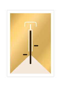 Bauhaus Poster – Mid Century Modern 🚴✨ Minimalistisches Fahrrad Poster im Bauhaus-Stil.